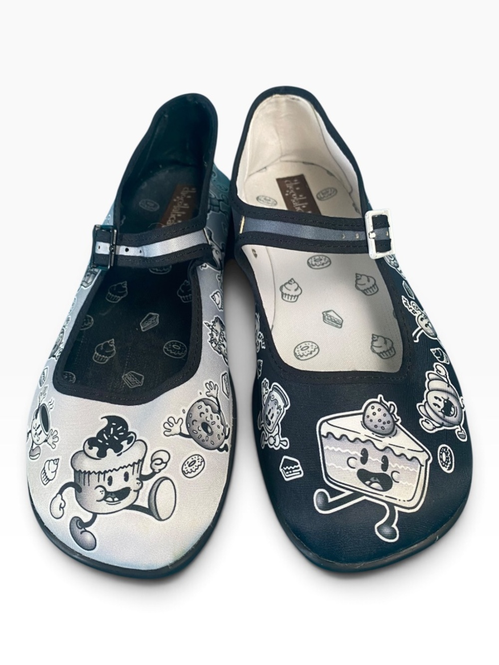 Hot Chocolate Design Sweet Treats Mary Jane Flats Size 38 US 8
